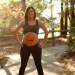 Happy Halloween, Pregnant Baby Bump Pumpkin