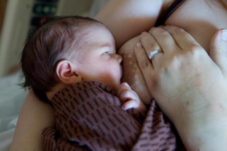 breastfeeding a surrogate baby