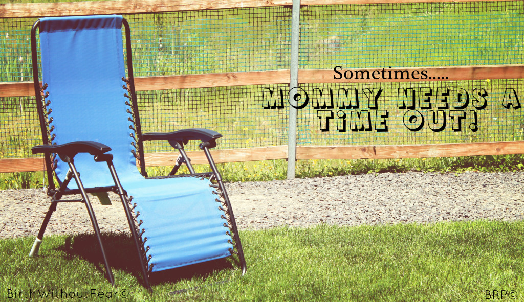 BWF Mommy time out chair