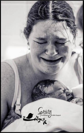 kaia's birth story, natural birth in a hospital