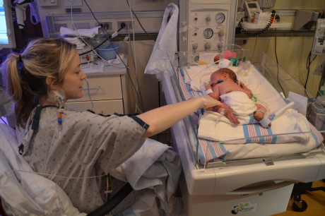 Meeting baby in the NICU